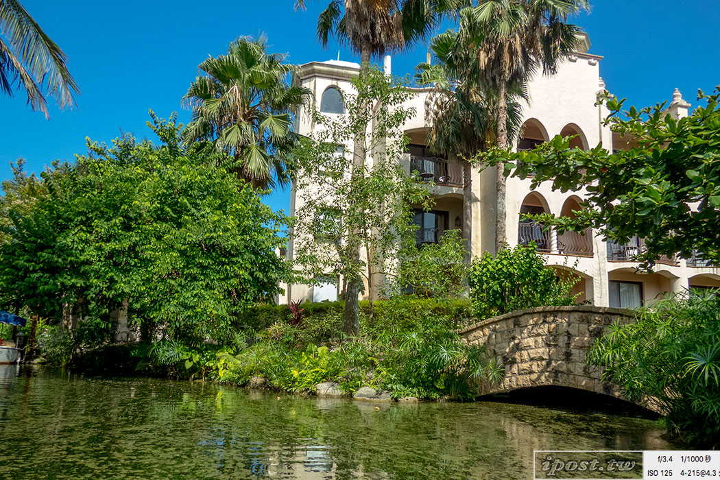 花蓮理想大地人工運河一景